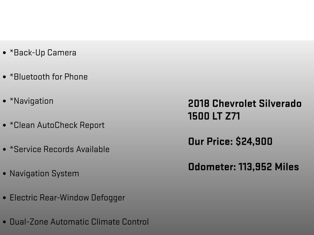 2018 Chevrolet Silverado 1500 LT Gray at Phil Fitts Ford