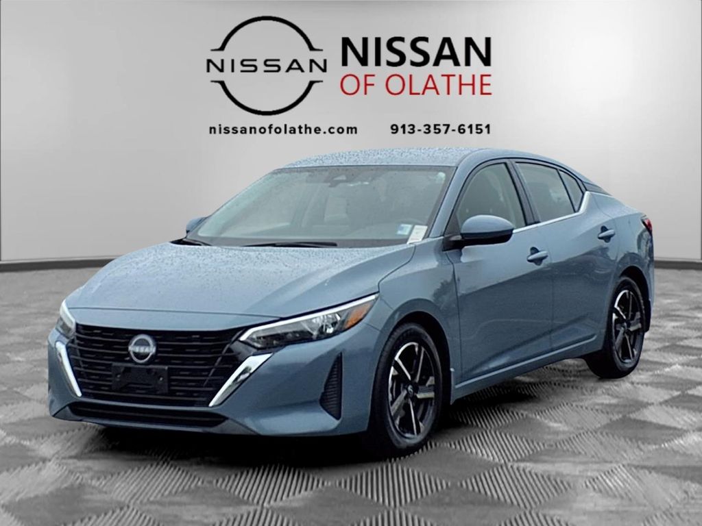 Atlantic Gray Metallic 2025 Nissan Sentra Sedan Front-Wheel Drive Continuously Variable Transmission