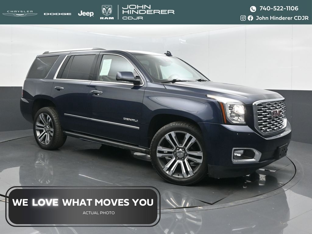 Dark Sapphire Blue Metallic 2020 GMC Yukon Denali 4WD SUV / Crossover Four-Wheel Drive