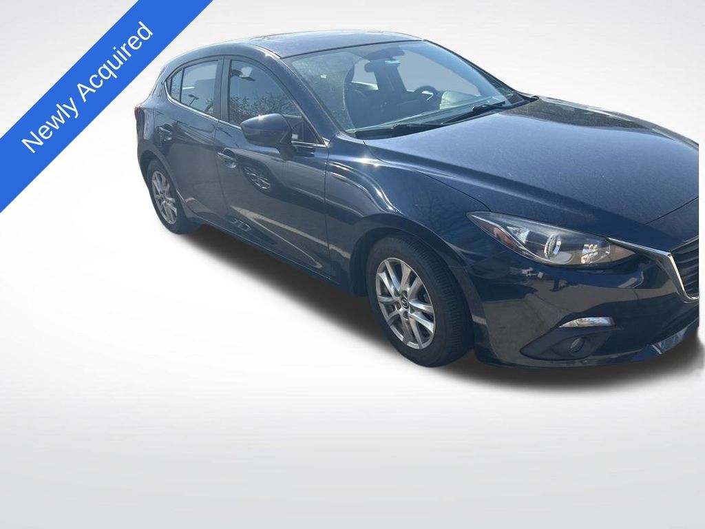 Deep Crystal Blue Mica 2015 Mazda MAZDA3 i Touring Hatchback Hatchback Front-Wheel Drive 6-Speed Manual
