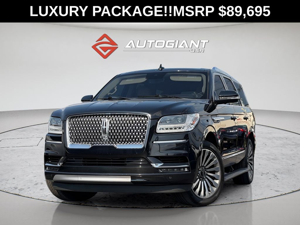 Black 2020 Lincoln Navigator SUV / Crossover Four-Wheel Drive Automatic