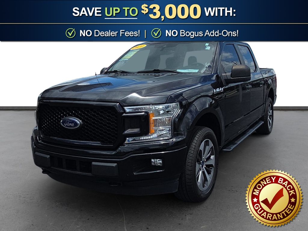 Agate Black Metallic 2020 Ford F-150 Pickup Truck Four-Wheel Drive Automatic