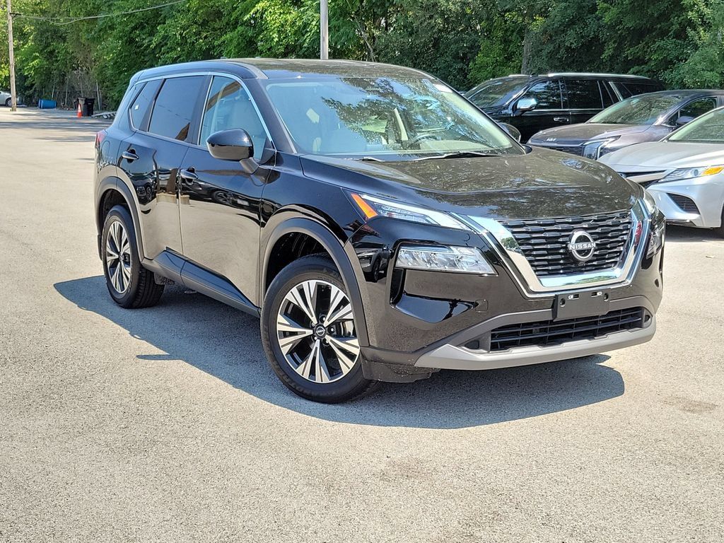 Super Black 2023 Nissan Rogue SUV / Crossover All-Wheel Drive Continuously Variable Transmission