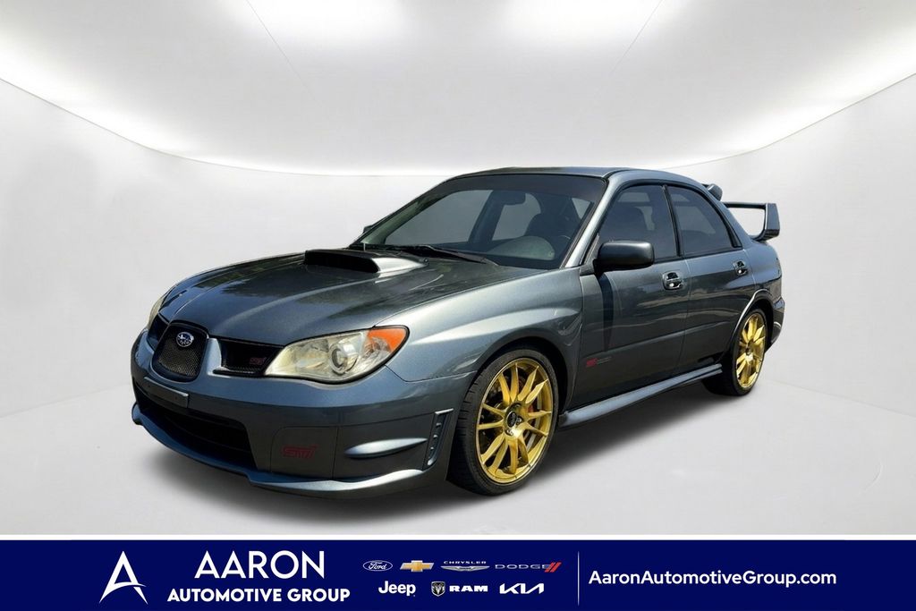 Urban Gray Metallic 2007 Subaru Impreza WRX STI Sedan All-Wheel Drive 6-Speed Manual
