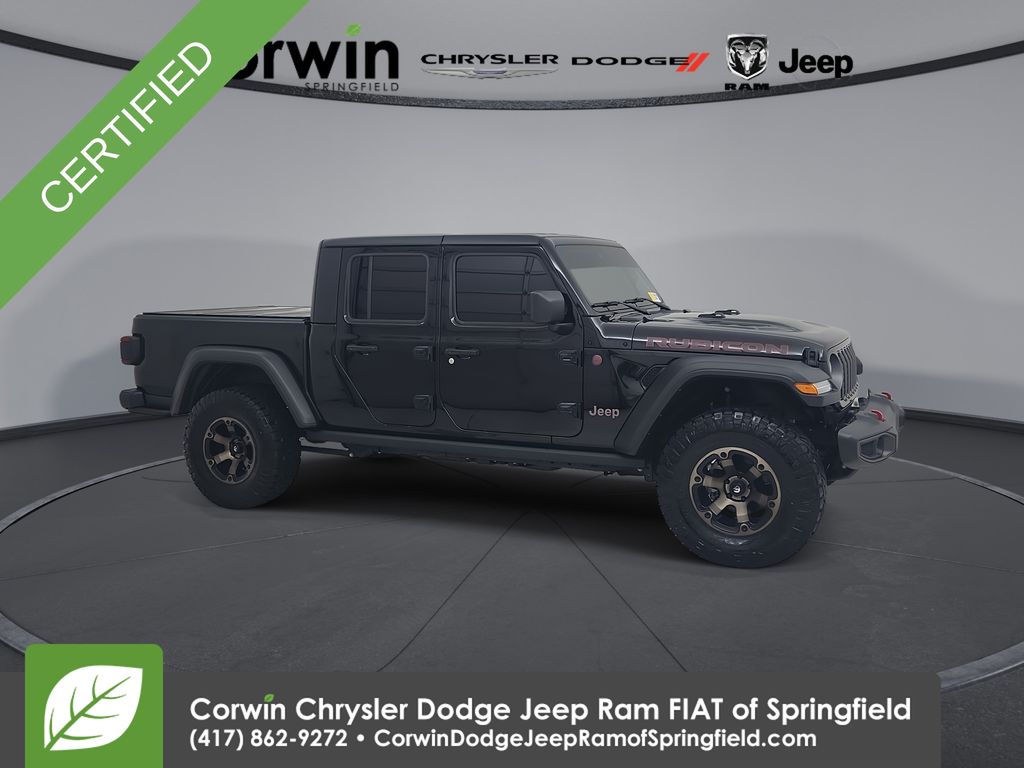 Black Clearcoat 2025 Jeep Gladiator Pickup Truck Four-Wheel Drive 8-Speed Automatic