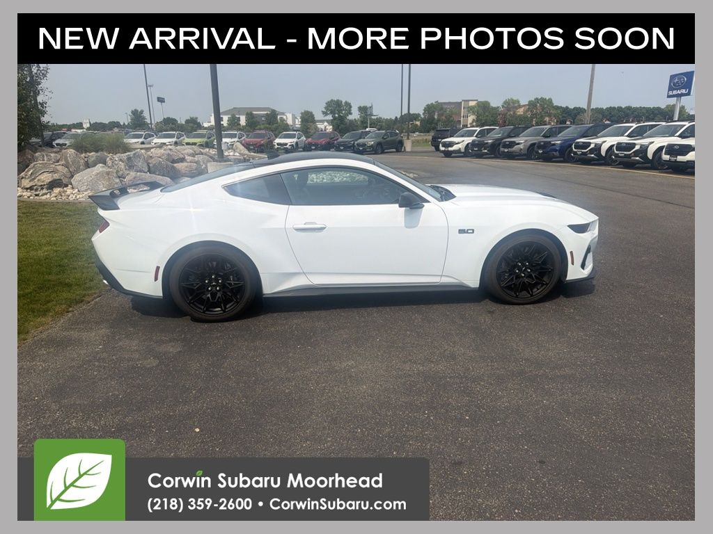 Oxford White 2024 Ford Mustang Coupe Rear-Wheel Drive Automatic
