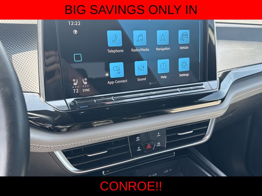 2024 Volkswagen Atlas Cross Sport 2.0T SEL R-Line White at DeMontrond Gulf Freeway
