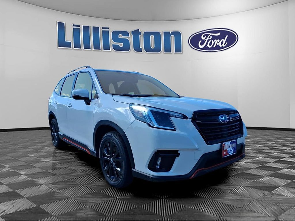 Crystal White Pearl 2023 Subaru Forester Sport Crossover AWD SUV / Crossover All-Wheel Drive Continuously Variable Transmission
