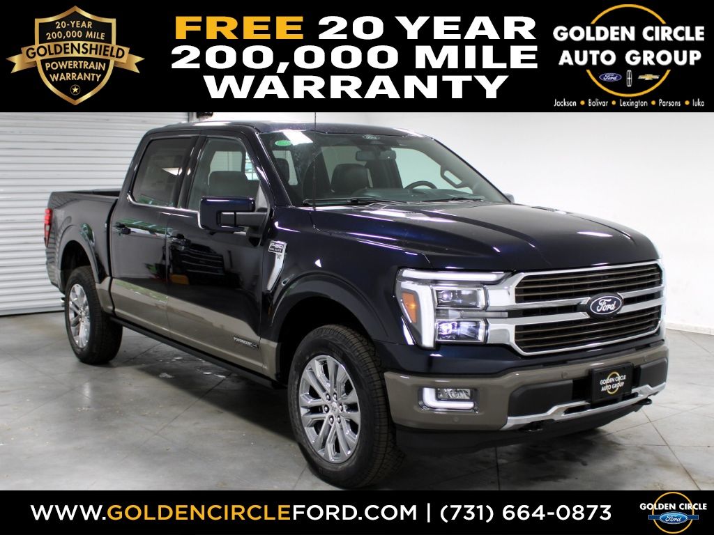 Antimatter Blue Metallic 2026 Ford F-150 King Ranch SuperCrew 4WD Pickup Truck Four-Wheel Drive Automatic
