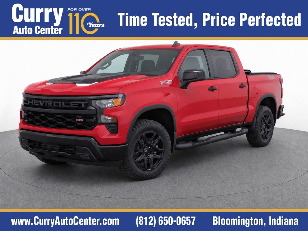 Red Hot 2025 Chevrolet Silverado 1500 Pickup Truck Four-Wheel Drive 8-Speed Automatic