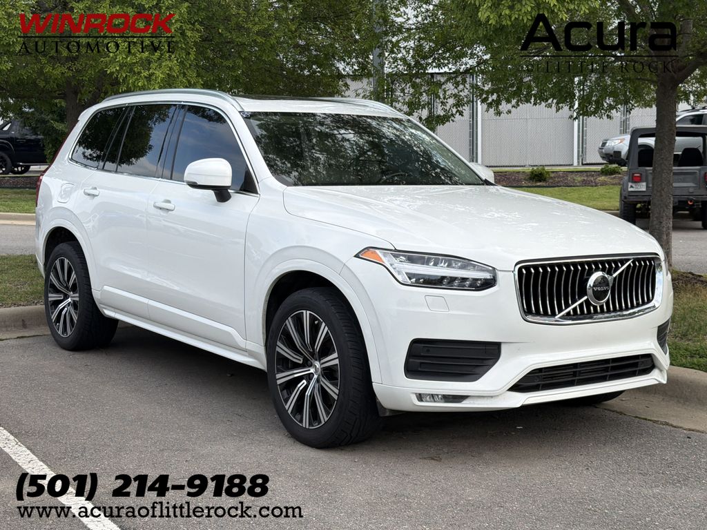 Ice White 2021 Volvo XC90 SUV / Crossover Front-Wheel Drive Automatic