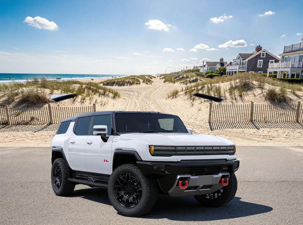Interstellar White 2025 GMC Hummer EV SUV SUV / Crossover All-Wheel Drive 1-Speed Automatic