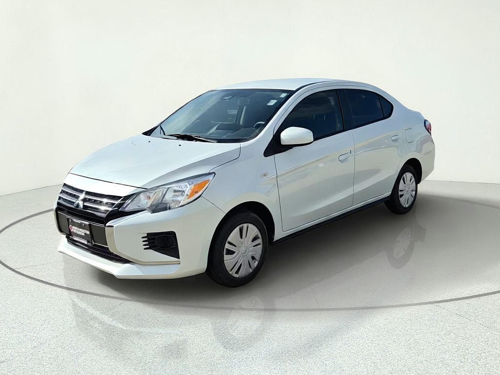 2023 Mitsubishi Mirage G4 ES White at DeMontrond Ford
