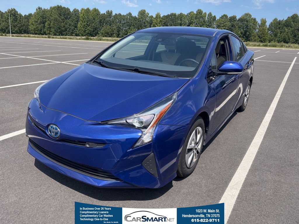 Blue Crush Metallic 2018 Toyota Prius Hatchback Front-Wheel Drive Continuously Variable Transmission