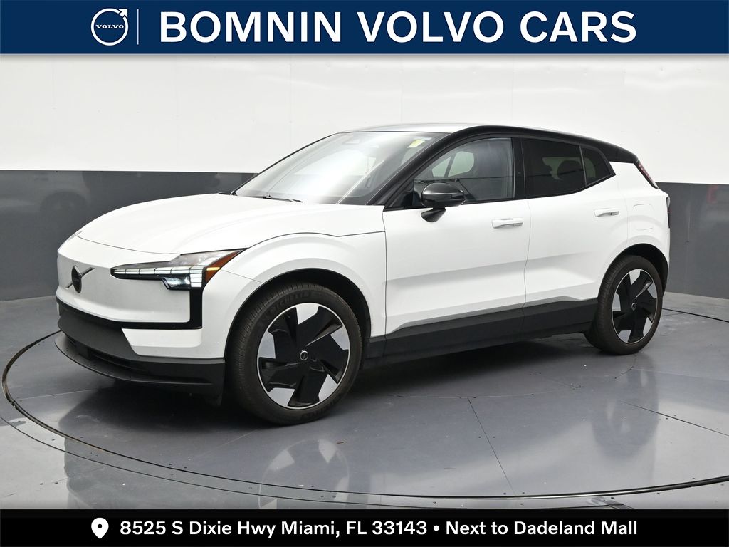 Crystal White 2025 Volvo EX30 SUV / Crossover All-Wheel Drive 1-Speed Automatic