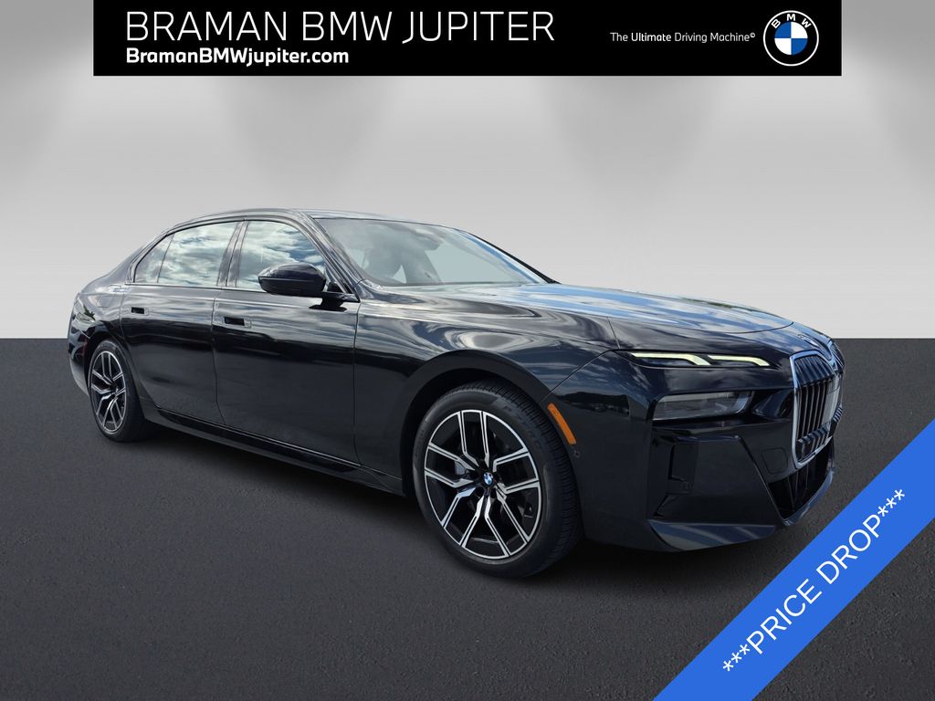 Black Sapphire Metallic 2023 BMW 7 Series 740i RWD Sedan Rear-Wheel Drive 8-Speed Automatic