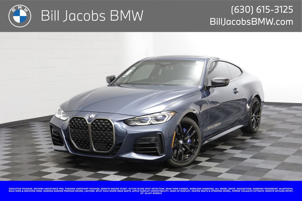 Arctic Race Blue Metallic 2021 BMW 4 Series M440i Coupe xDrive Coupe All-Wheel Drive Automatic
