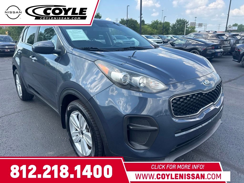 Pacific Blue 2019 Kia Sportage SUV / Crossover Front-Wheel Drive 6-Speed Automatic Overdrive