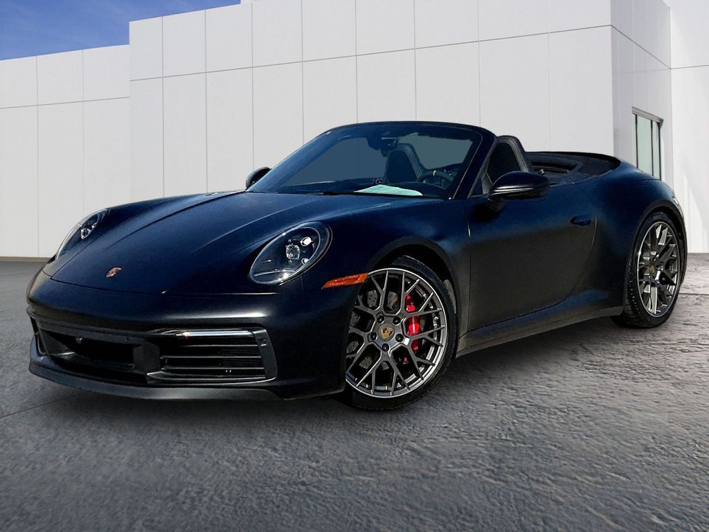 Black 2021 Porsche 911 Carrera S Cabriolet RWD Convertible Rear-Wheel Drive 8-Speed Automatic