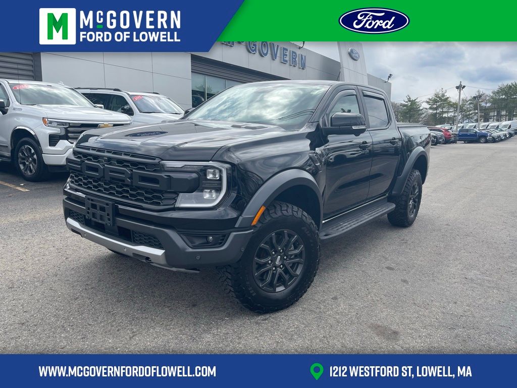 Shadow Black 2024 Ford Ranger Pickup Truck Four-Wheel Drive Automatic
