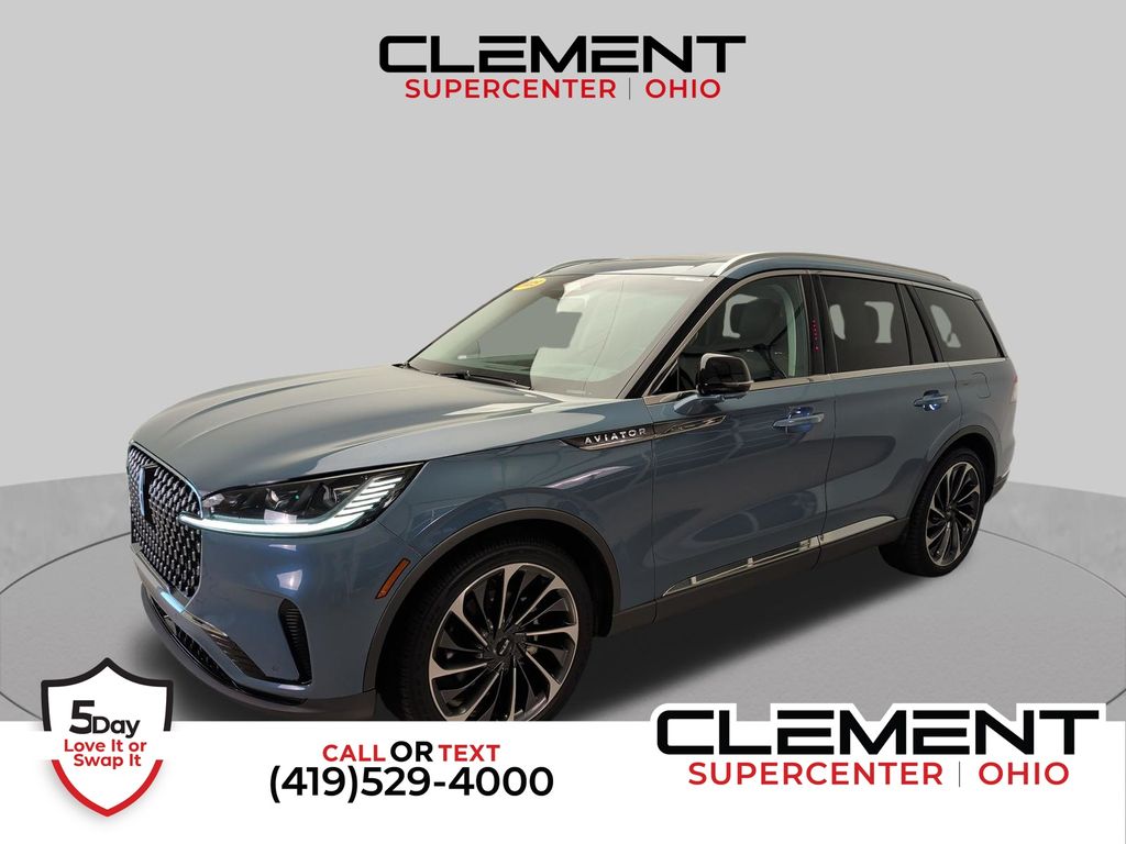 Blue Metallic 2025 Lincoln Aviator SUV / Crossover All-Wheel Drive Automatic