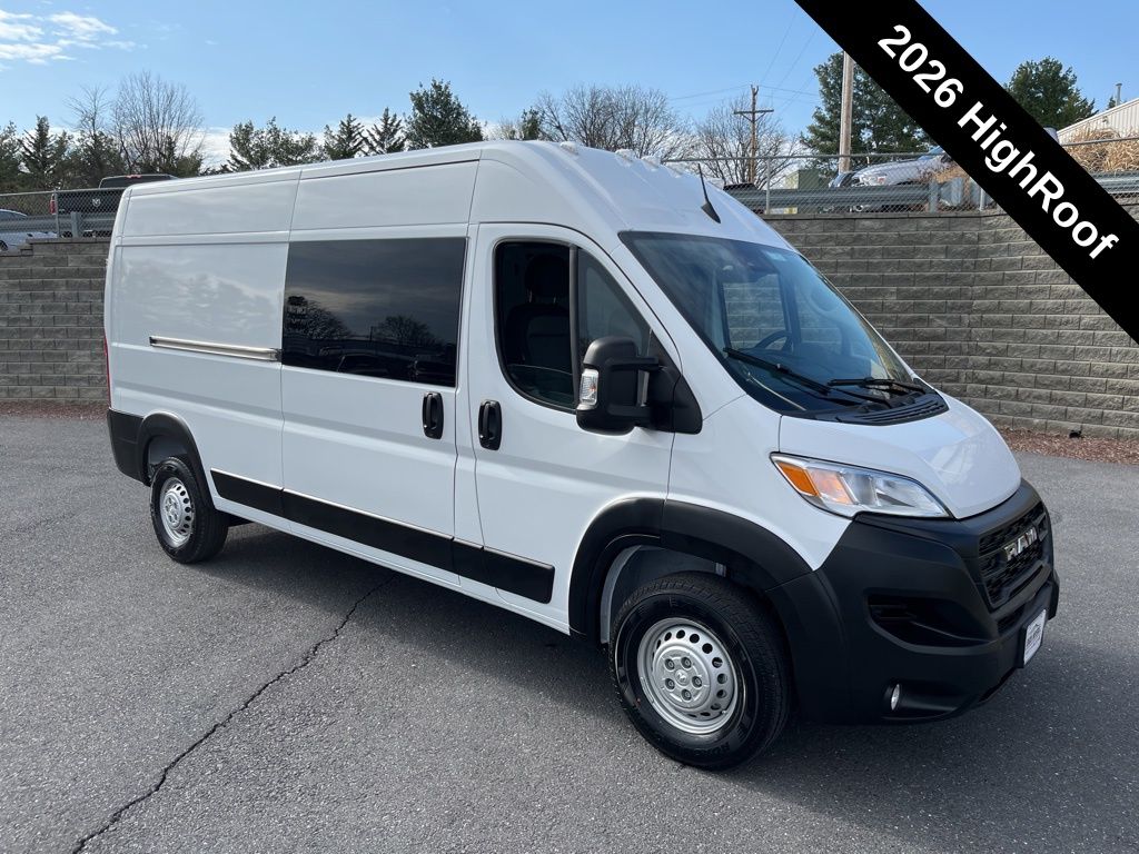 Bright White Clearcoat 2026 RAM ProMaster Van 9-Speed Automatic