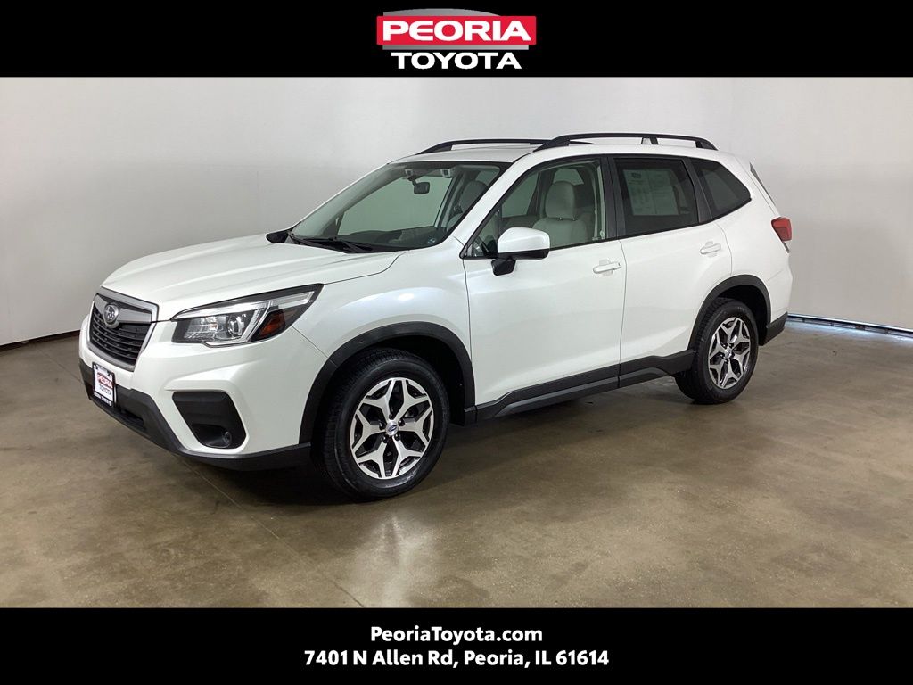Crystal White Pearl 2020 Subaru Forester SUV / Crossover All-Wheel Drive Continuously Variable Transmission