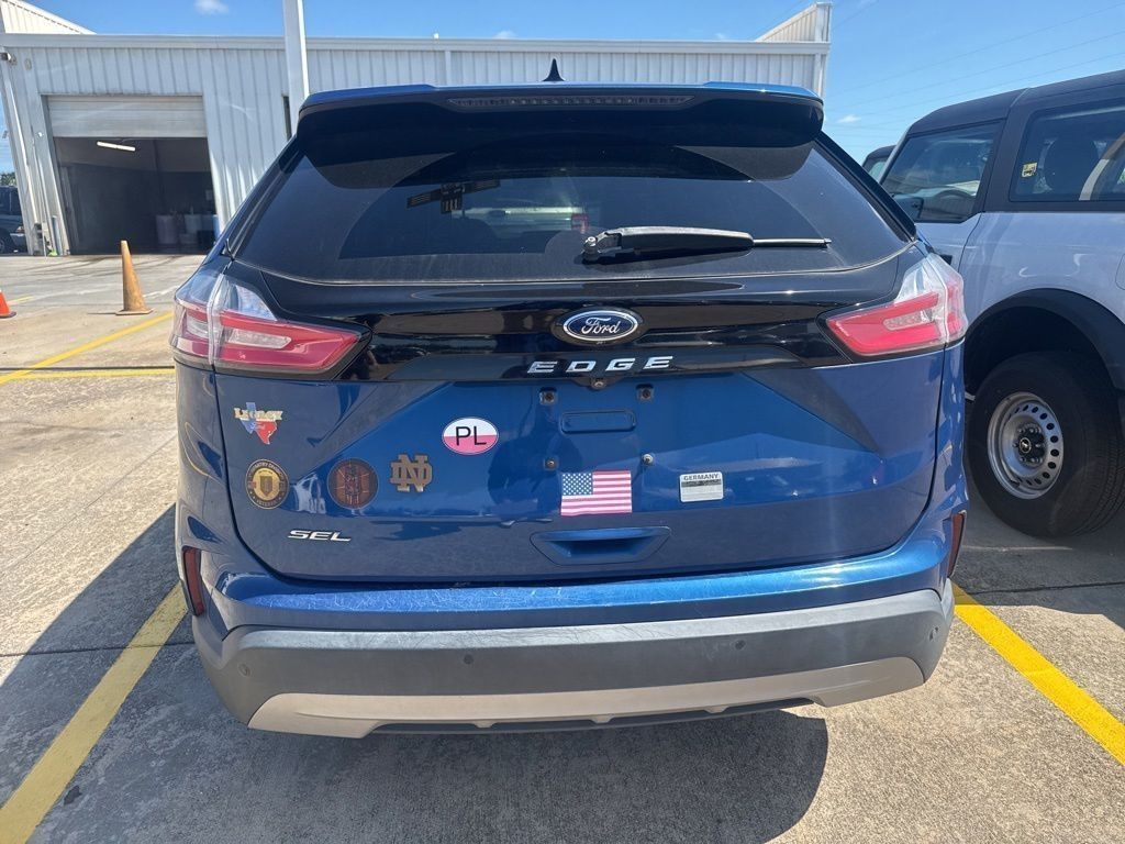 2021 Ford Edge SEL Blue at Classic Elite Chevrolet Sugar Land