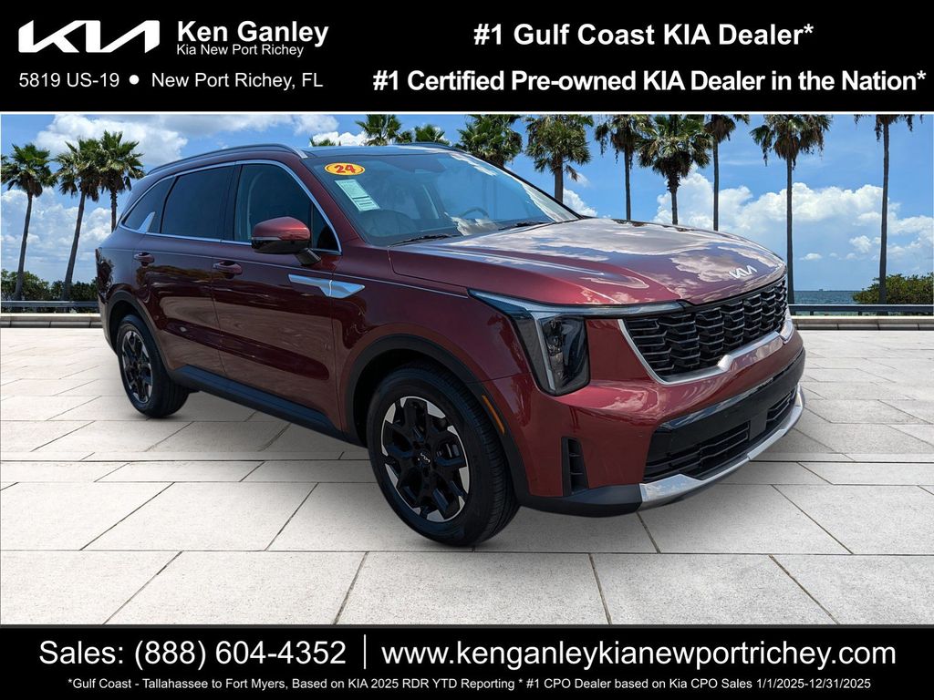 Dawning Red 2024 Kia Sorento SUV / Crossover Front-Wheel Drive 8-Speed Automatic