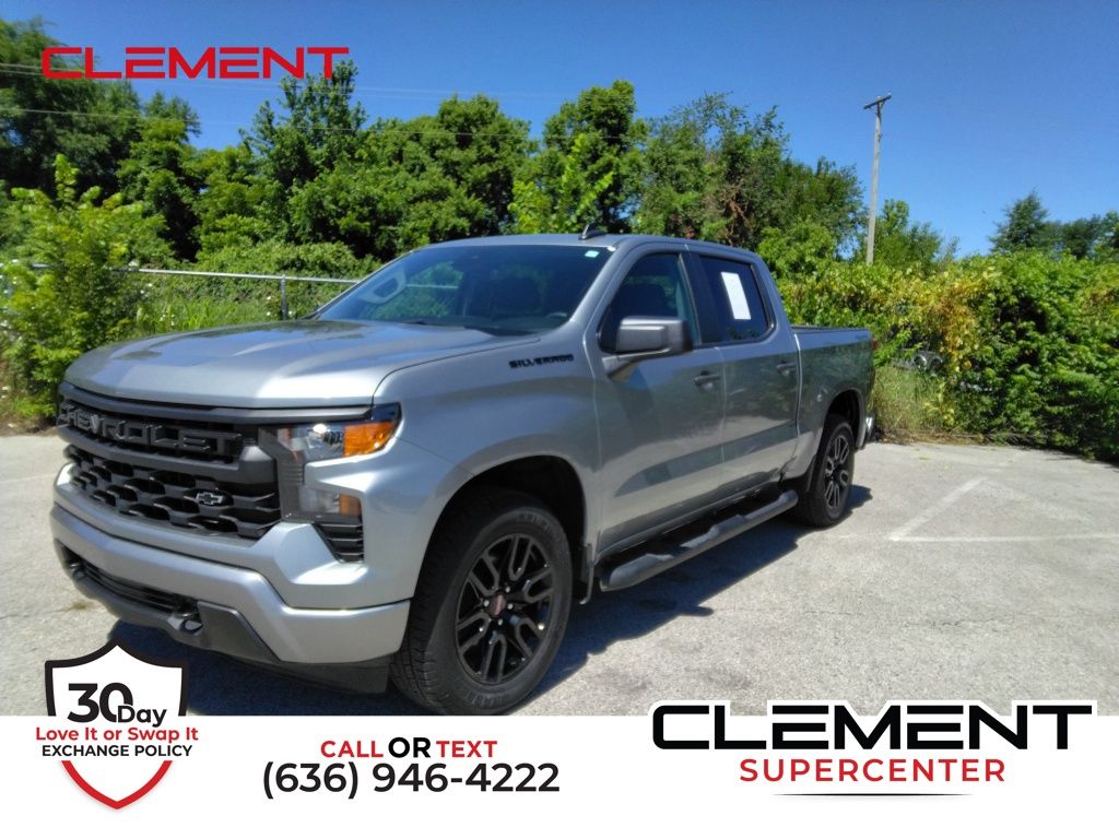 Sterling Gray Metallic 2024 Chevrolet Silverado 1500 Pickup Truck Four-Wheel Drive 8-Speed Automatic