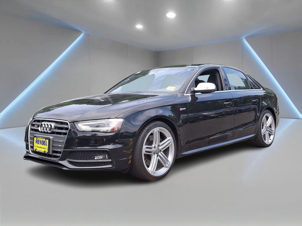 Black Metallic 2015 Audi S4 Sedan All-Wheel Drive 7-Speed Automatic