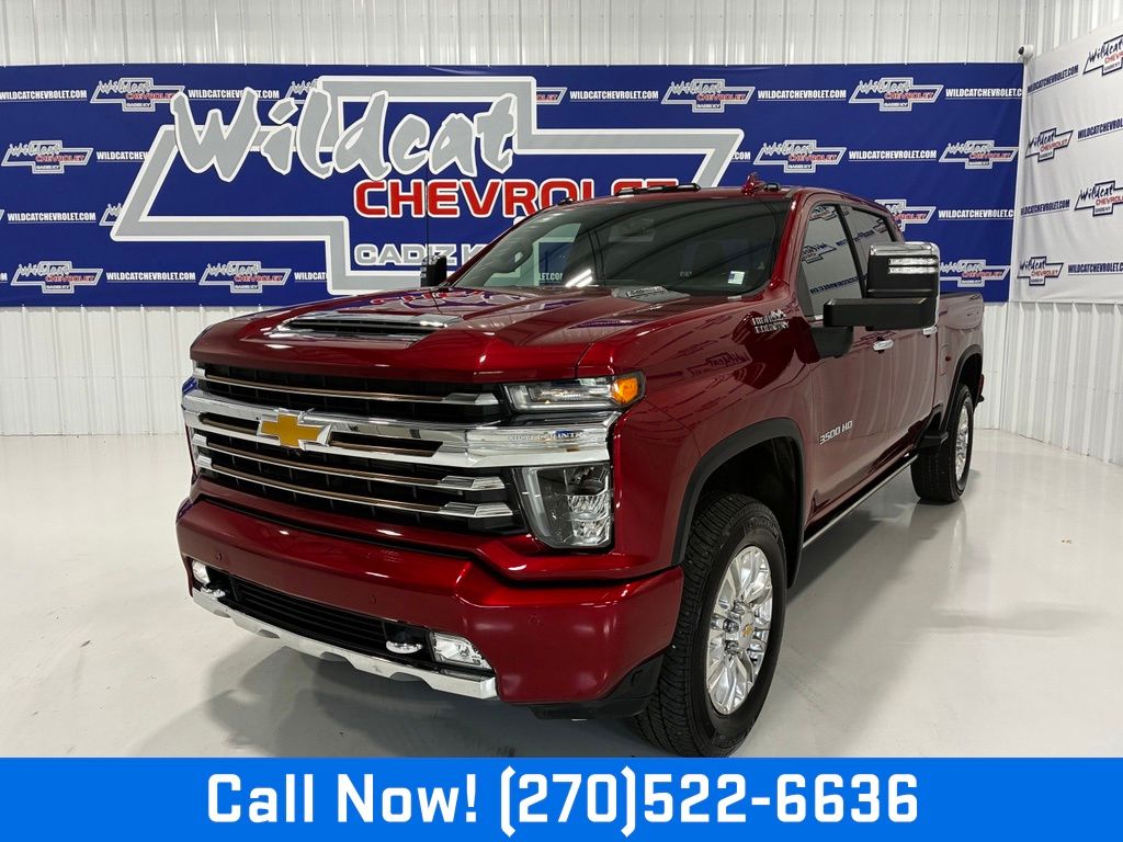 Cherry Red Tintcoat 2023 Chevrolet Silverado 3500HD Pickup Truck Four-Wheel Drive Automatic