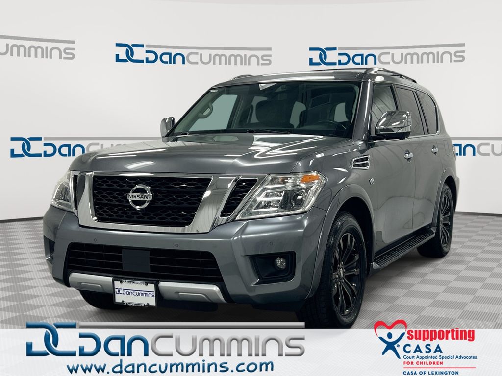 Gray (Gun Metallic) 2018 Nissan Armada SUV / Crossover Four-Wheel Drive 7-Speed Automatic