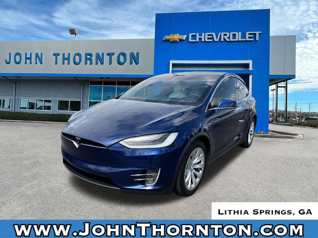 Deep Blue Metallic 2018 Tesla Model X SUV / Crossover All-Wheel Drive 1-Speed Automatic