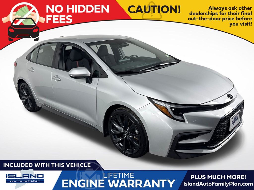 Classic Silver Metallic 2024 Toyota Corolla Sedan Front-Wheel Drive Continuously Variable Transmission