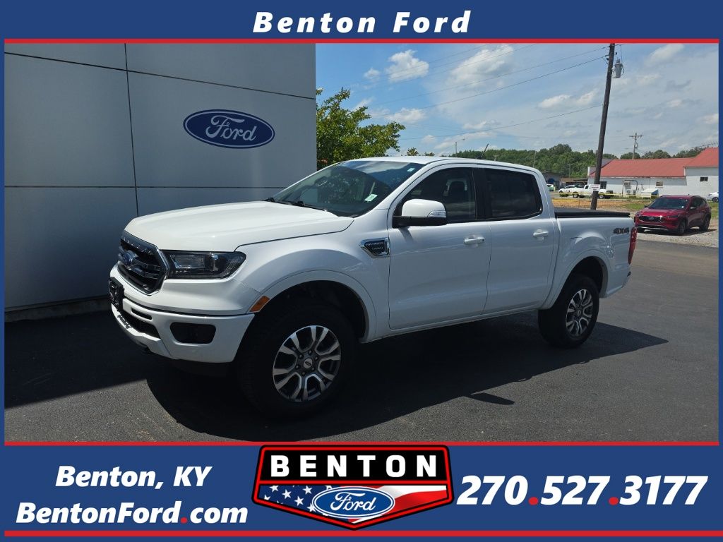 White 2023 Ford Ranger Pickup Truck Four-Wheel Drive Automatic