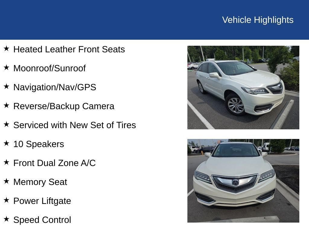 2018 Acura RDX Technology Package