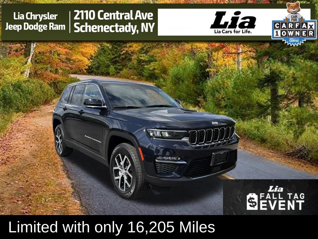 Midnight Sky 2024 Jeep Grand Cherokee SUV / Crossover Four-Wheel Drive 8-Speed Automatic