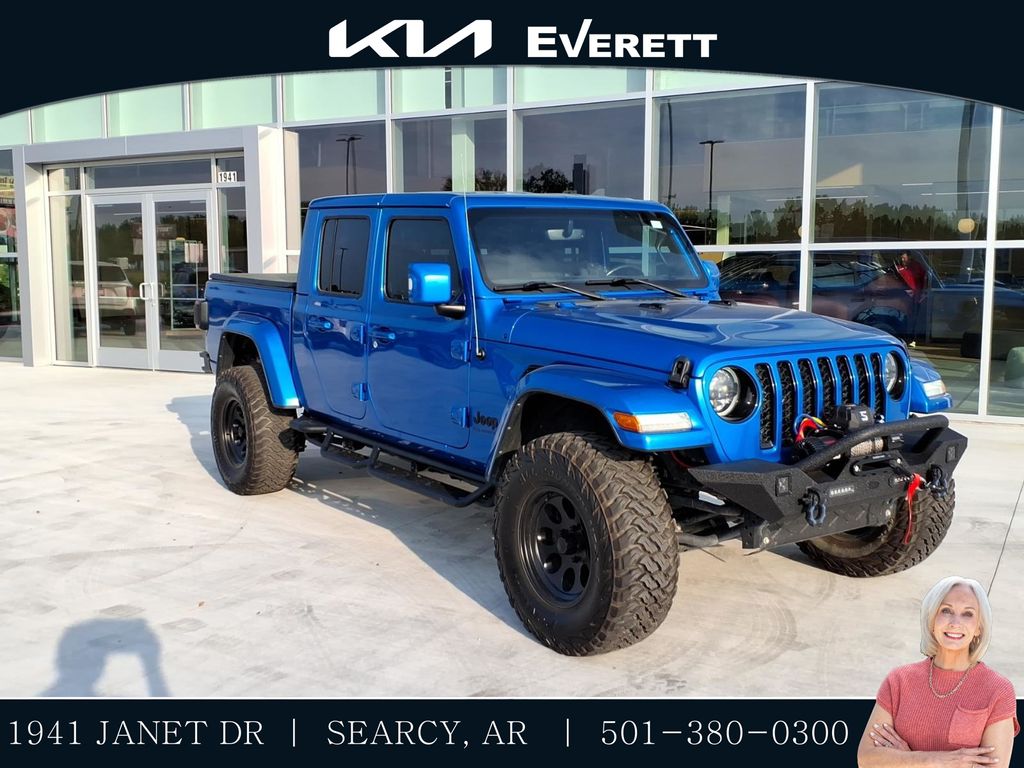 Hydro Blue Pearlcoat 2023 Jeep Gladiator Pickup Truck Four-Wheel Drive 8-Speed Automatic