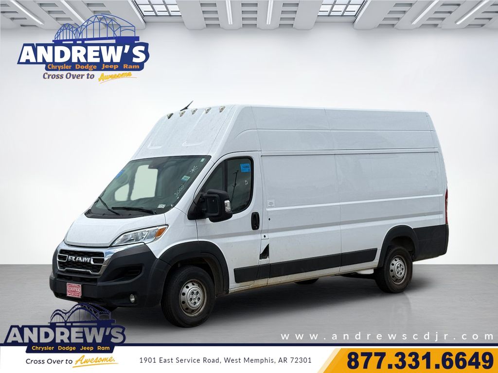 Bright White Clearcoat 2023 RAM ProMaster Van Front-Wheel Drive 9-Speed Automatic