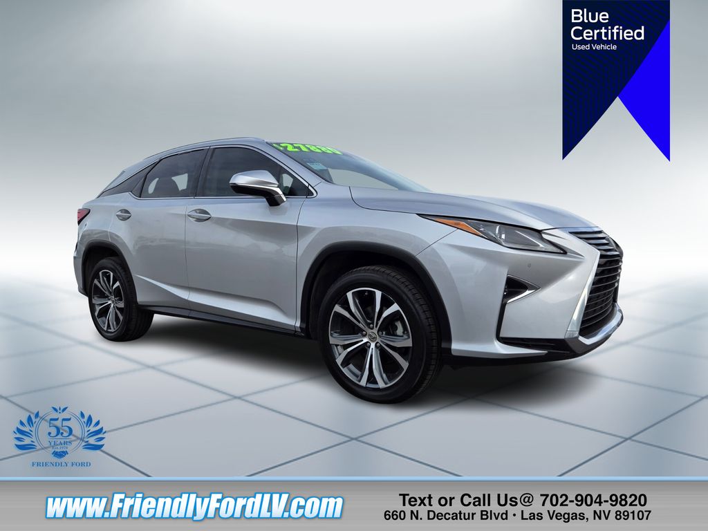 Silver Lining Metallic 2017 Lexus RX 350 AWD SUV / Crossover All-Wheel Drive 8-Speed Automatic
