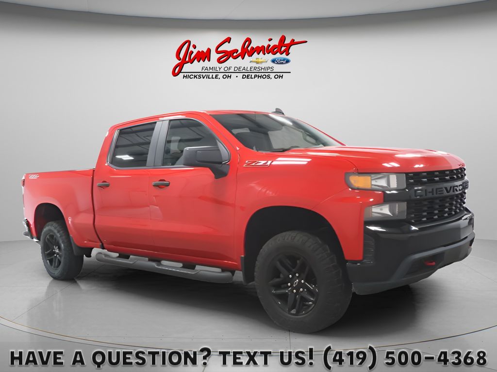 Red Hot 2022 Chevrolet Silverado 1500 Pickup Truck Four-Wheel Drive 8-Speed Automatic