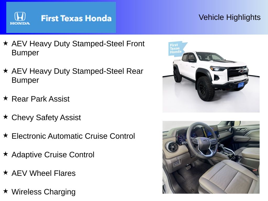 Used Car 2024 Chevrolet Colorado  Zr2 For Sale Under $60,000 In Austin, Texas