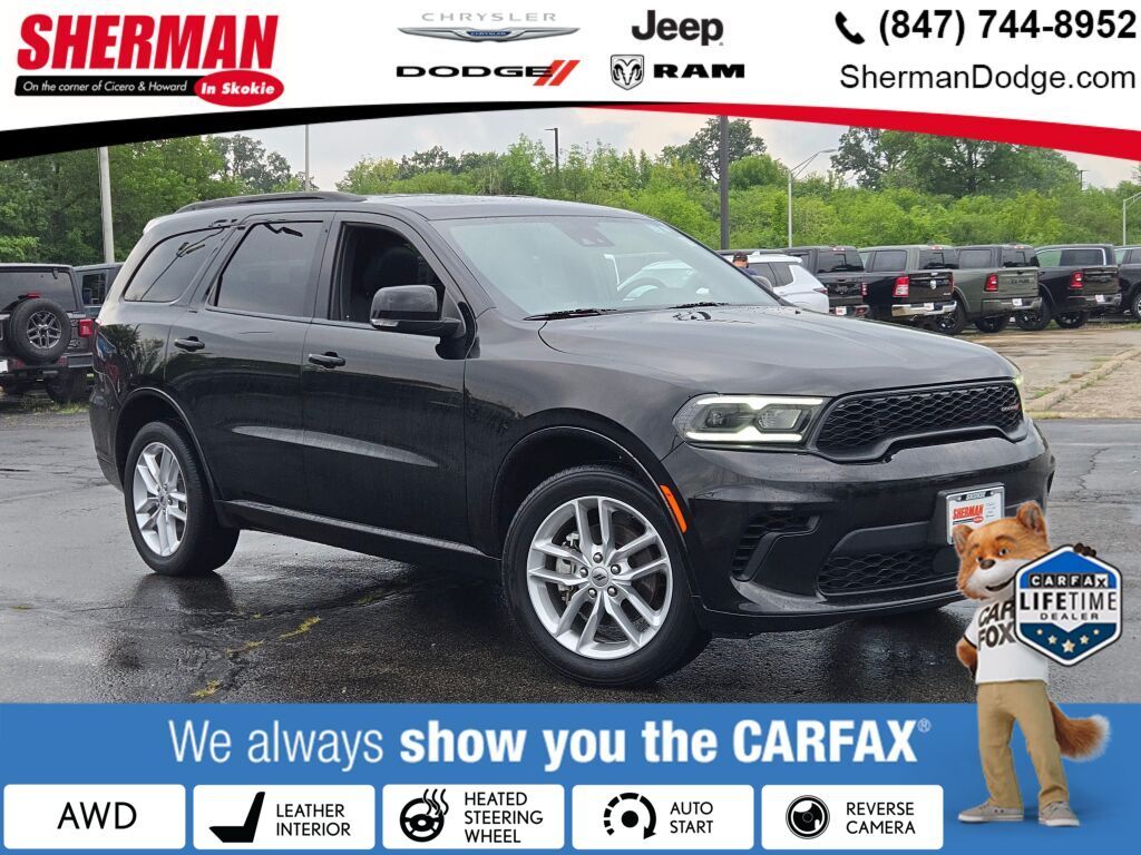 DB Black Crystal Clearcoat 2024 Dodge Durango SUV / Crossover All-Wheel Drive 8-Speed Automatic