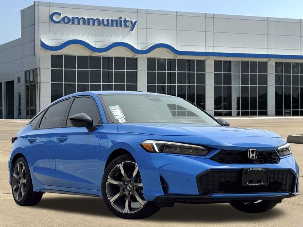 2026 Honda Civic Hybrid Sport Touring Blue at Community Honda