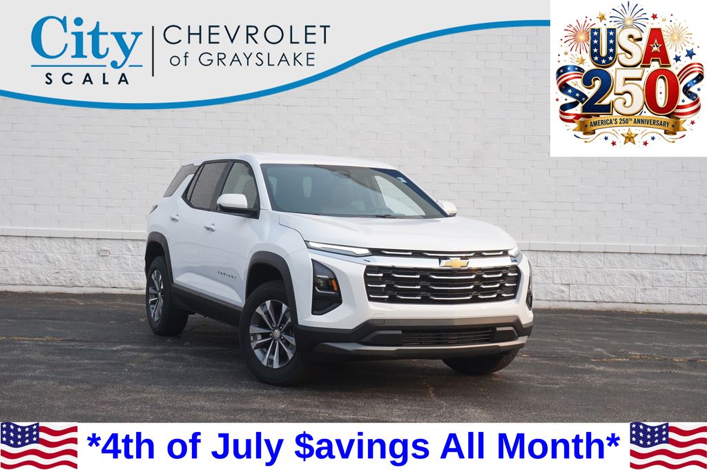 Summit White 2026 Chevrolet Equinox SUV / Crossover Front-Wheel Drive Continuously Variable Transmission