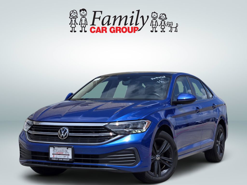Blue Metallic 2023 Volkswagen Jetta Sedan Front-Wheel Drive 8-Speed Automatic
