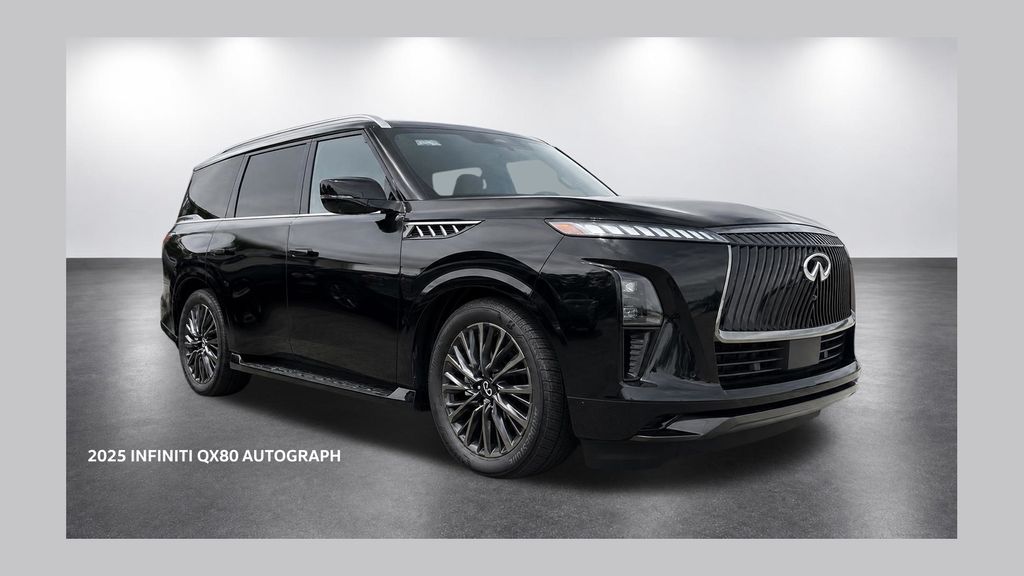 Mineral Black 2025 INFINITI QX80 SUV / Crossover All-Wheel Drive 9-Speed Automatic