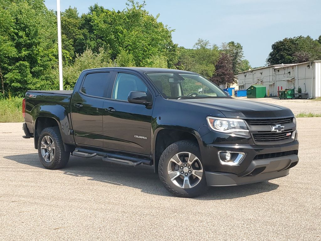 Black 2019 Chevrolet Colorado Pickup Truck Four-Wheel Drive 8-Speed Automatic