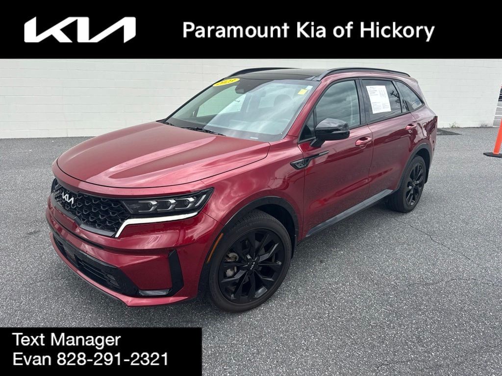 Passion Red 2023 Kia Sorento SUV / Crossover Front-Wheel Drive 8-Speed Dual Clutch
